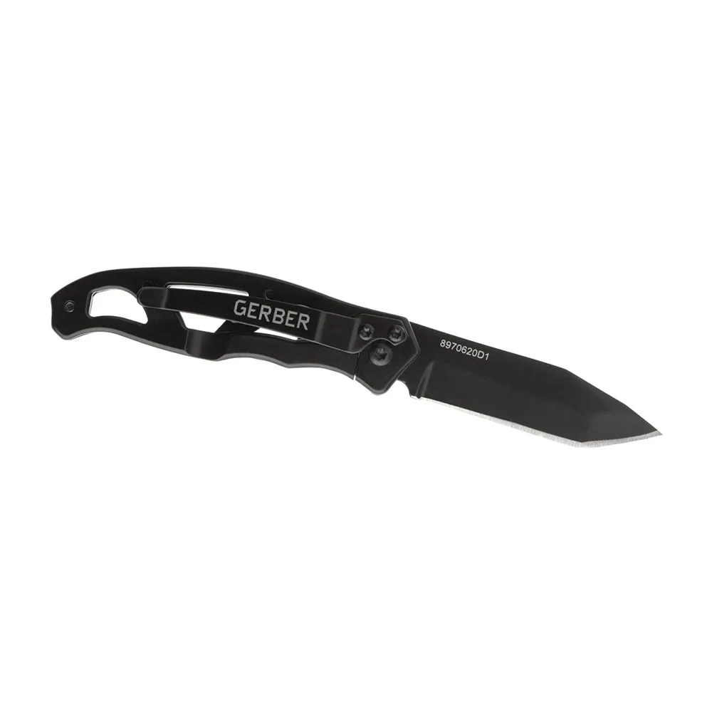 Gerber Mini Paraframe Folder Lommekniv, Black, One Size