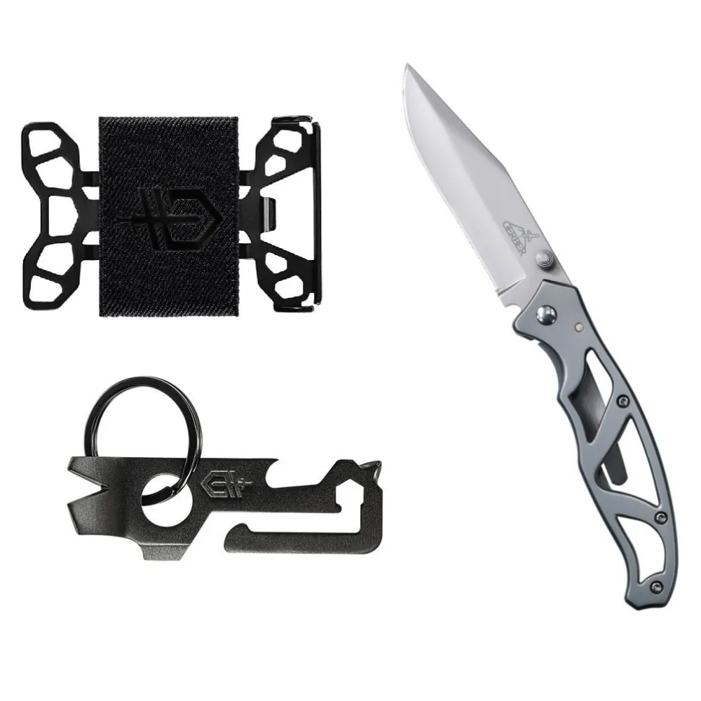 Gerber Paraframe I + Mullet + Barbill Kniv, Metal, One Size Gerber Paraframe I + Mullet + Barbill Kniv, Metal, One Size