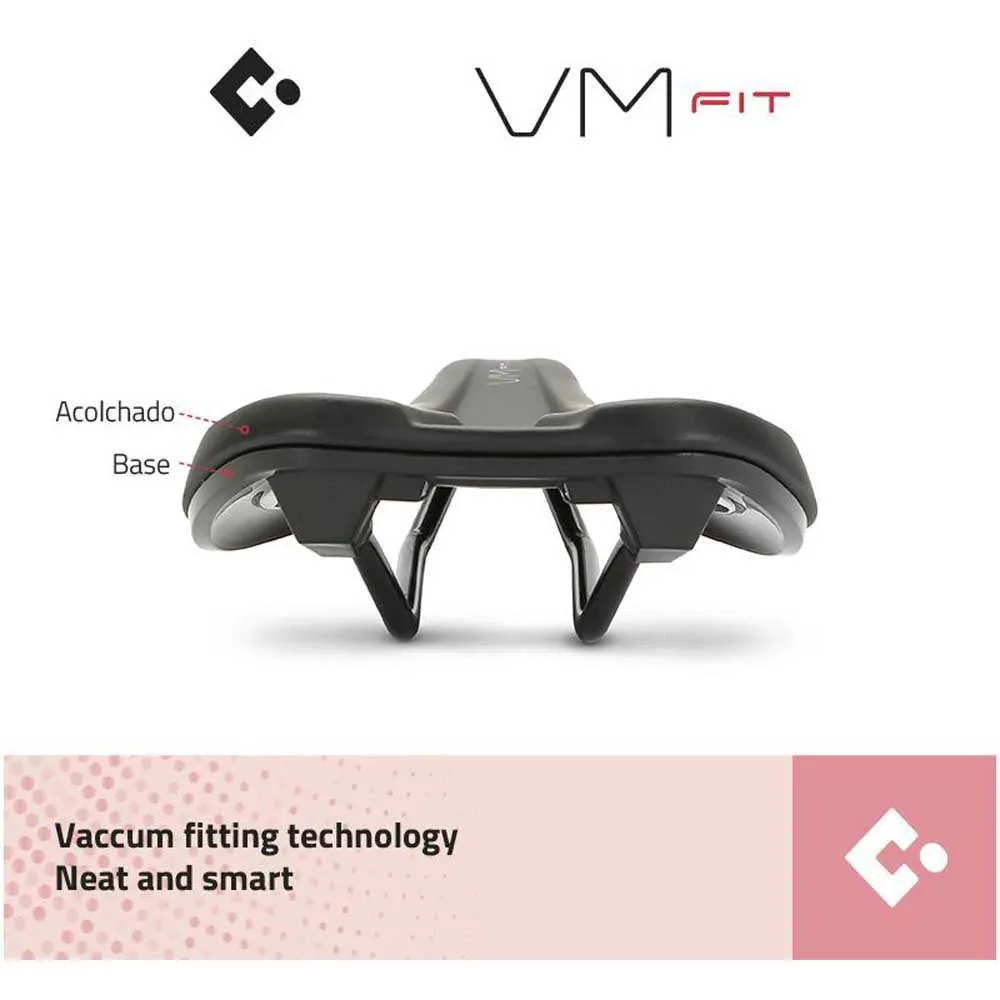 GES Vm Fit Sykkelsete, Black, 143mm