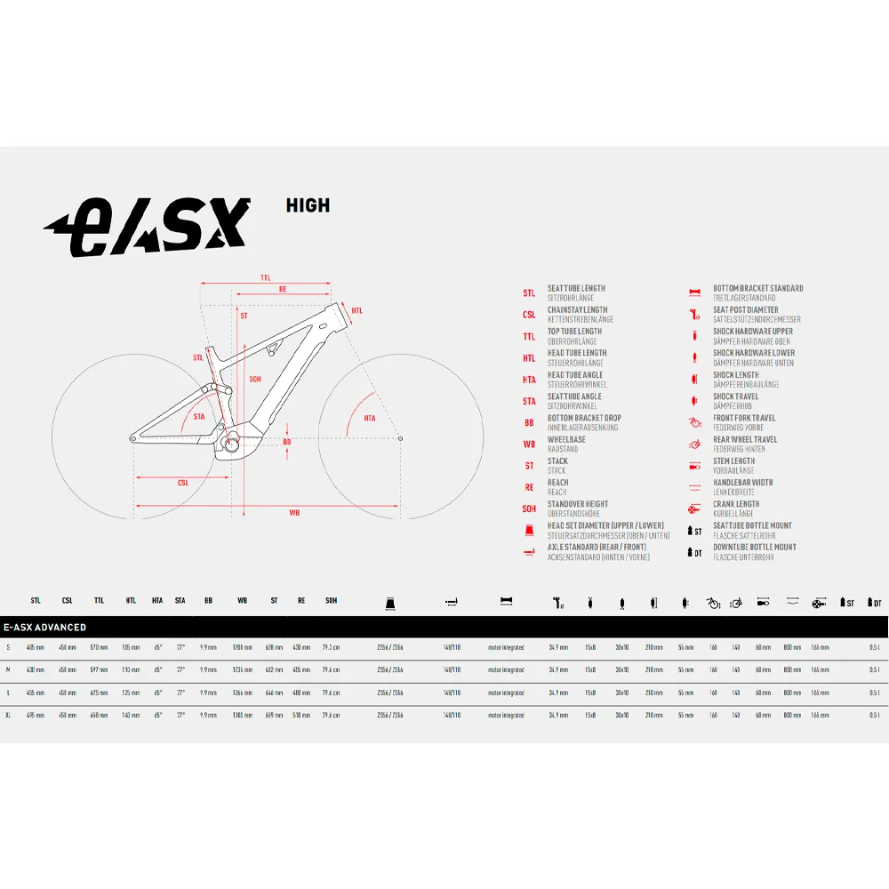 Ghost E-asx Advanced High 29/27.5´´ Xt 2025 Elektrisk Terrengsykkel, Elsykkel