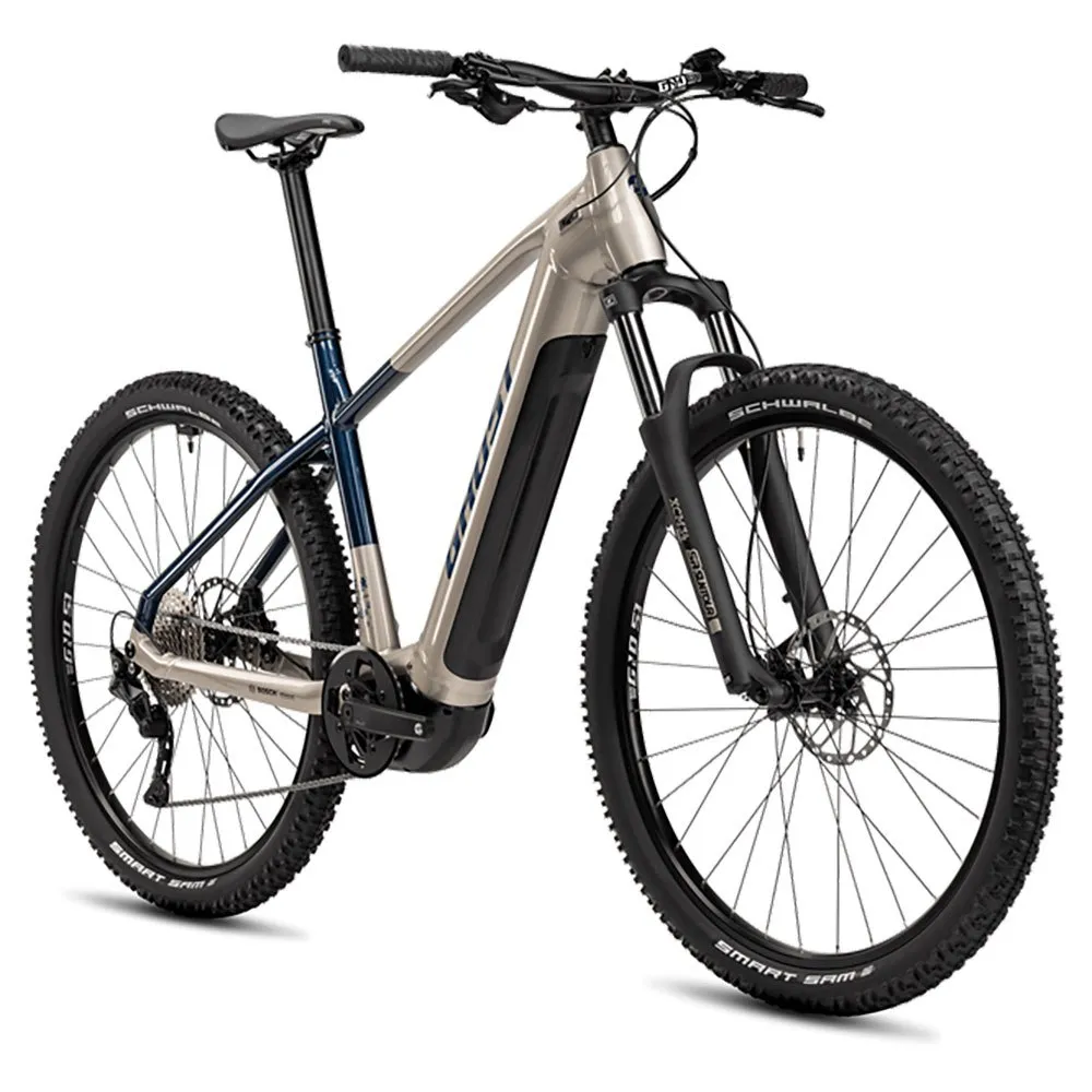 Ghost E-teru B Universal 27.5´´ Deore 2023 Elektrisk Terrengsykkel, Grey / blue, XS, 625Wh, Elsykkel Ghost E-teru B Universal 27.5´´ Deore 2023 Elektrisk Terrengsykkel, Grey / blue, XS, 625Wh, Elsykkel