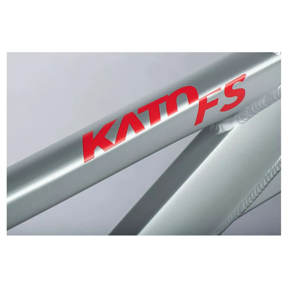 Ghost Kato Fs Sx Eagle 27.5´´ 2022 Terrengsykkel, Pearl light grey / riot red matte, S Ghost Kato Fs Sx Eagle 27.5´´ 2022 Terrengsykkel, Pearl light grey / riot red matte, S