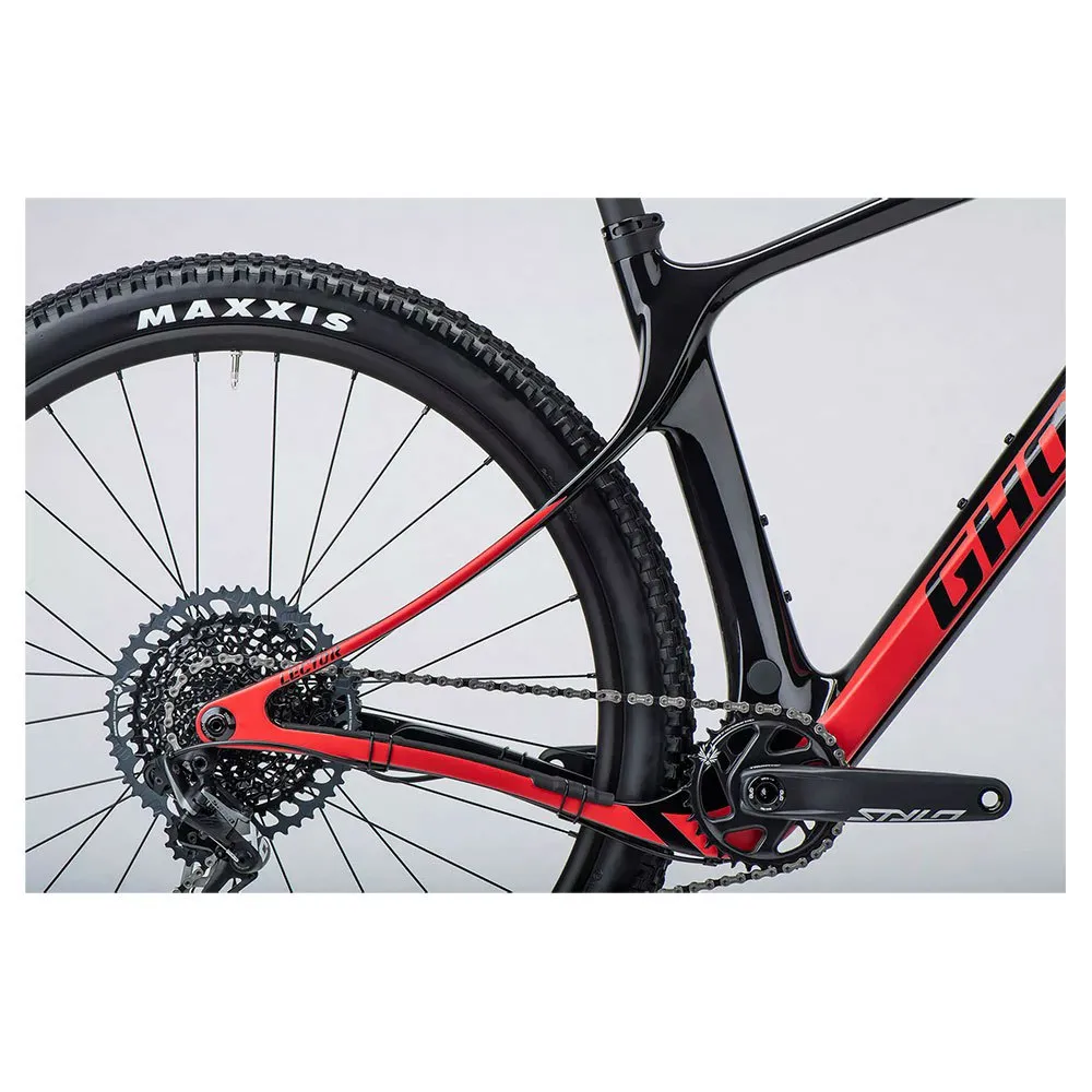 Ghost Lector Sf Lc Universal 29´´ X01 Eagle 2022 Terrengsykkel, Raw carbon / riot red glossy / matte, L