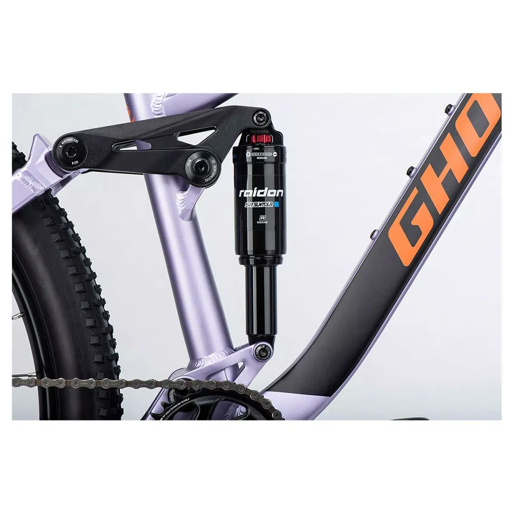 Ghost Riot Youth Pro Al U 26´´ Gx Eagle 2022 Terrengsykkel, Purple grey / black / monarch orange matte, XS