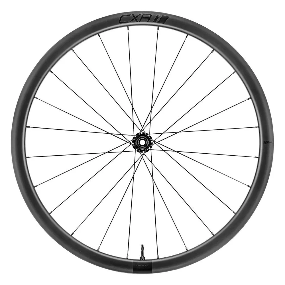 Giant Cxr 1 Disc Tubeless Gravel Forhjul, Black, 12 x 100mm