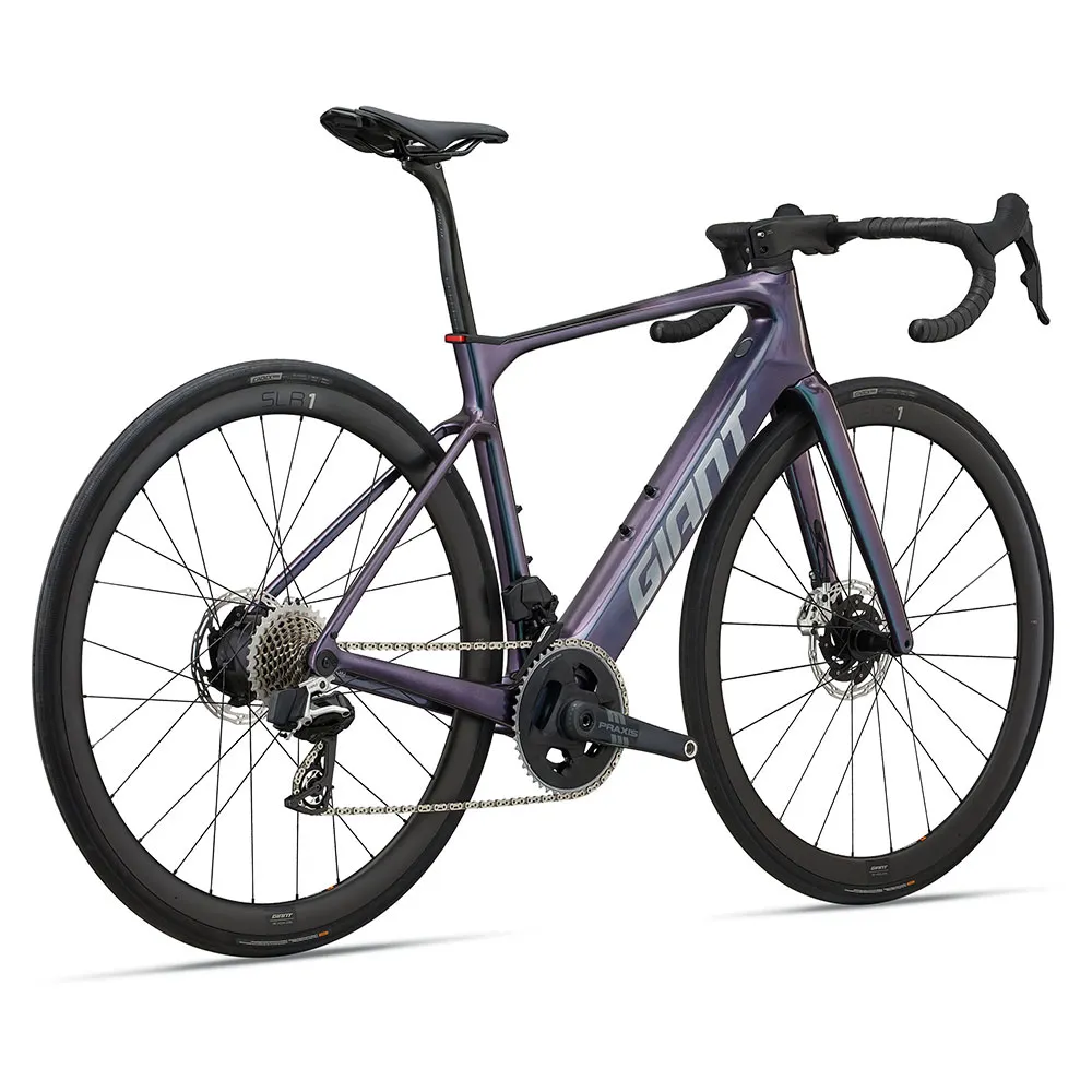 Giant Defy Advanced E+ Elite 0 Syncdrive Move+ Red Axs 2025 Elektrisk Landeveissykkel, Blue dragonfly, M/L, 400Wh, Elsykkel Giant Defy Advanced E+ Elite 0 Syncdrive Move+ Red Axs 2025 Elektrisk Landeveissykkel, Blue dragonfly, M/L, 400Wh, Elsykkel