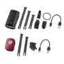 Giant Reconh Hl1200 + Tl150 Sykkellyktesett, Black / red, 1200 Lysstyrker