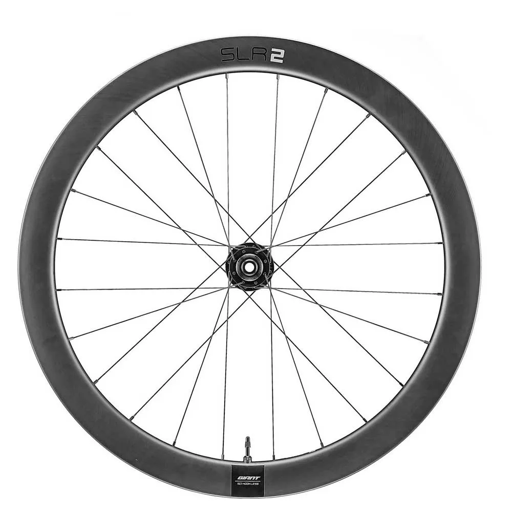 Giant Slr 2 Cl Disc Tubeless Hookless Forhjul For Landeveissykkel, Black, 12 x 100mm Giant Slr 2 Cl Disc Tubeless Hookless Forhjul For Landeveissykkel, Black, 12 x 100mm