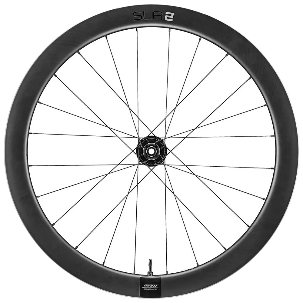 Giant Slr 2 Cl Disc Tubeless Hookless Landeveissykkelens Bakhjul, Black, 12 x 142mm, Shimano/Sram HG