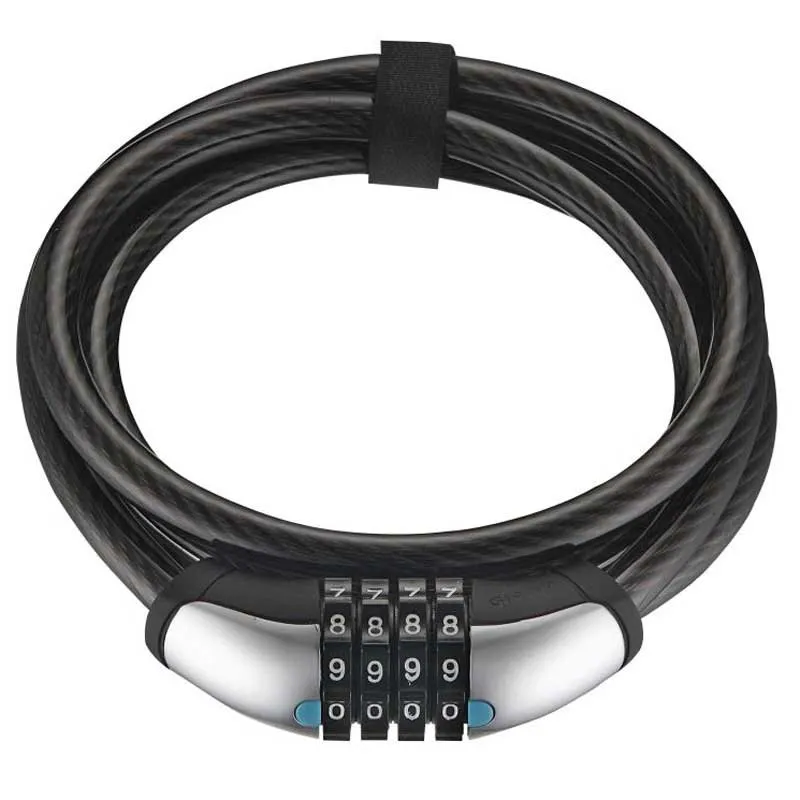 Giant Surelock Flex Combo Coil 15 Kabellås, Black, One Size Giant Surelock Flex Combo Coil 15 Kabellås, Black, One Size