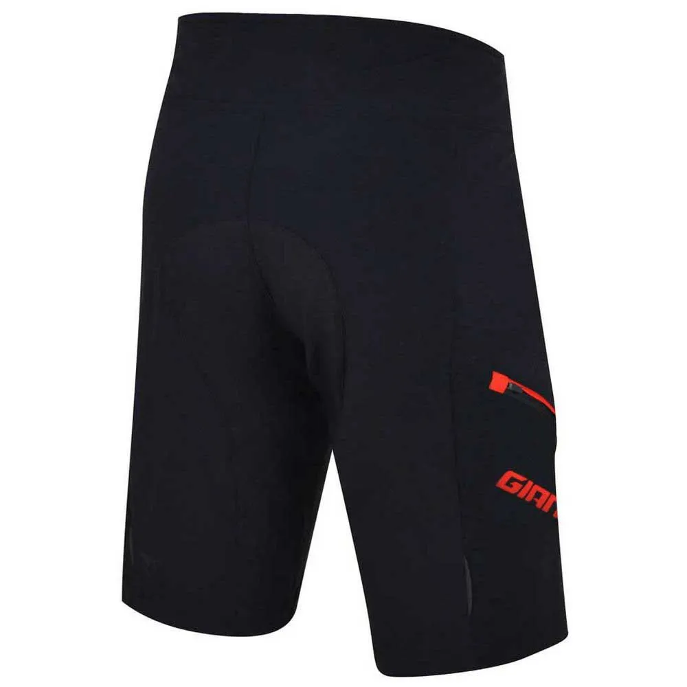 Giant Trail Volcano Mtb Shorts, Black / red Giant Trail Volcano Mtb Shorts, Black / red