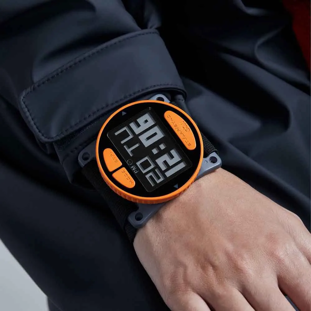 GILL Stealth Timer Klokke, Black / orange GILL Stealth Timer Klokke, Black / orange