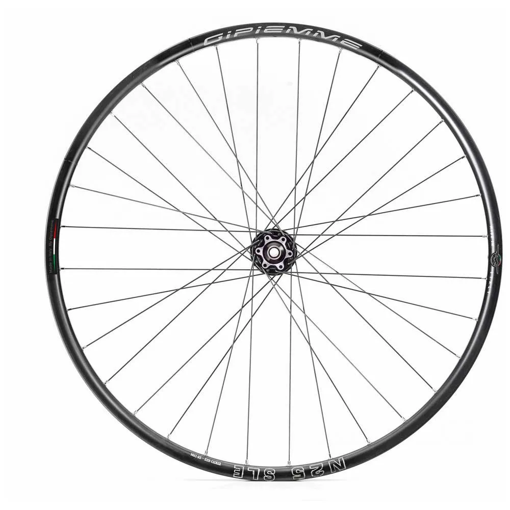 Gipiemme N25 27.5-29”´ 6b Disc Tubeless Mtb-hjulsett, Black, 15 x 110 / 12 x 148mm, Shimano/Sram HG