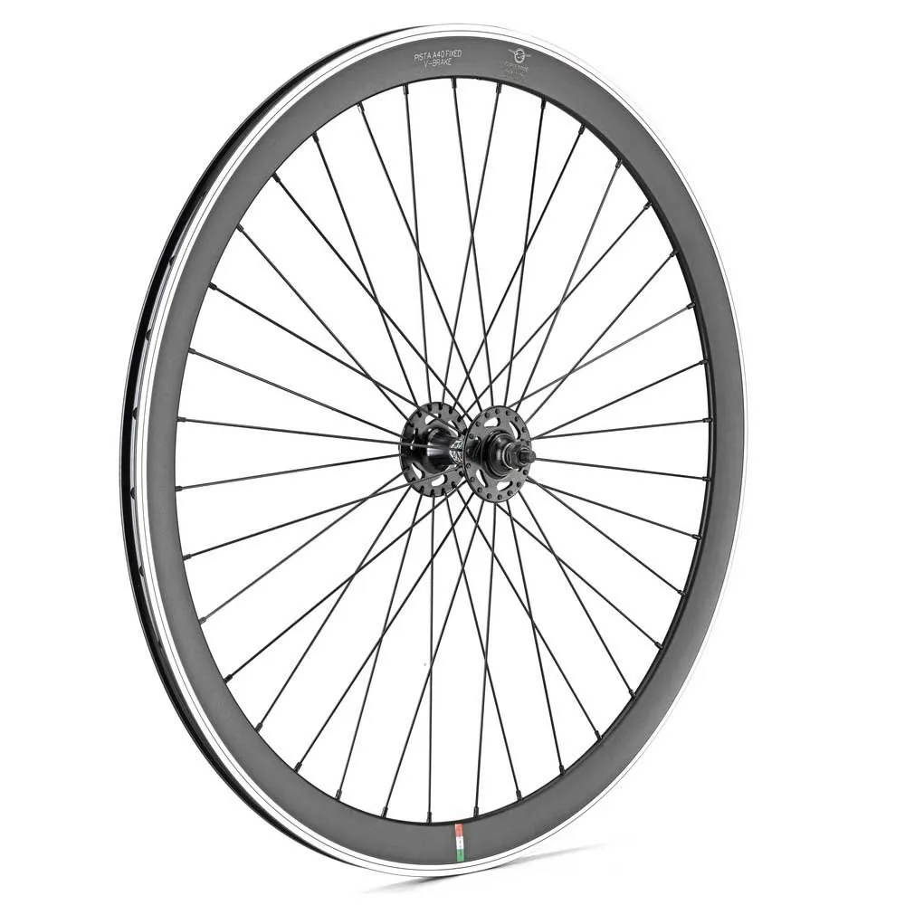 Gipiemme Pista A40 Hjulsett, Black, 9 x 100 / 9 x 120mm, 1s Gipiemme Pista A40 Hjulsett, Black, 9 x 100 / 9 x 120mm, 1s