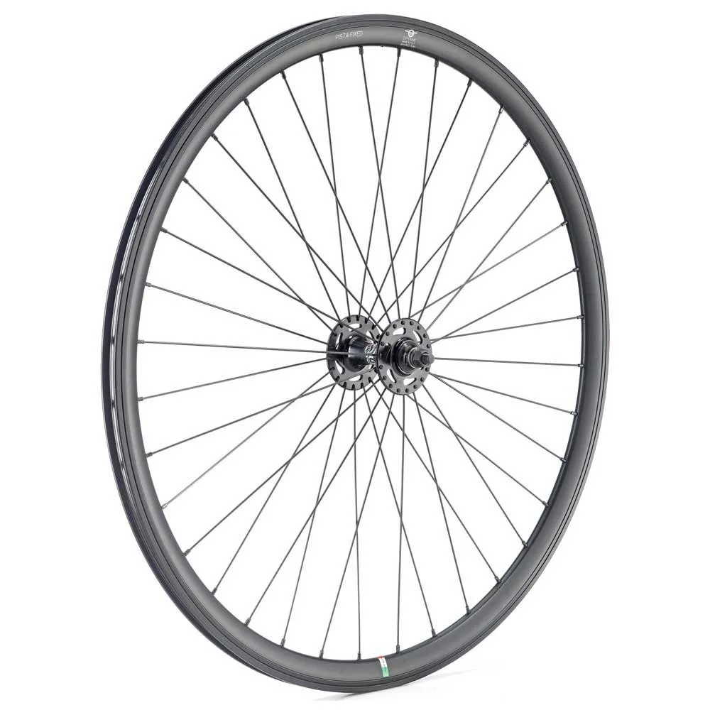 Gipiemme Pista Fixed Hjulsett, Black, 9 x 100 / 9 x 120mm, 1s Gipiemme Pista Fixed Hjulsett, Black, 9 x 100 / 9 x 120mm, 1s