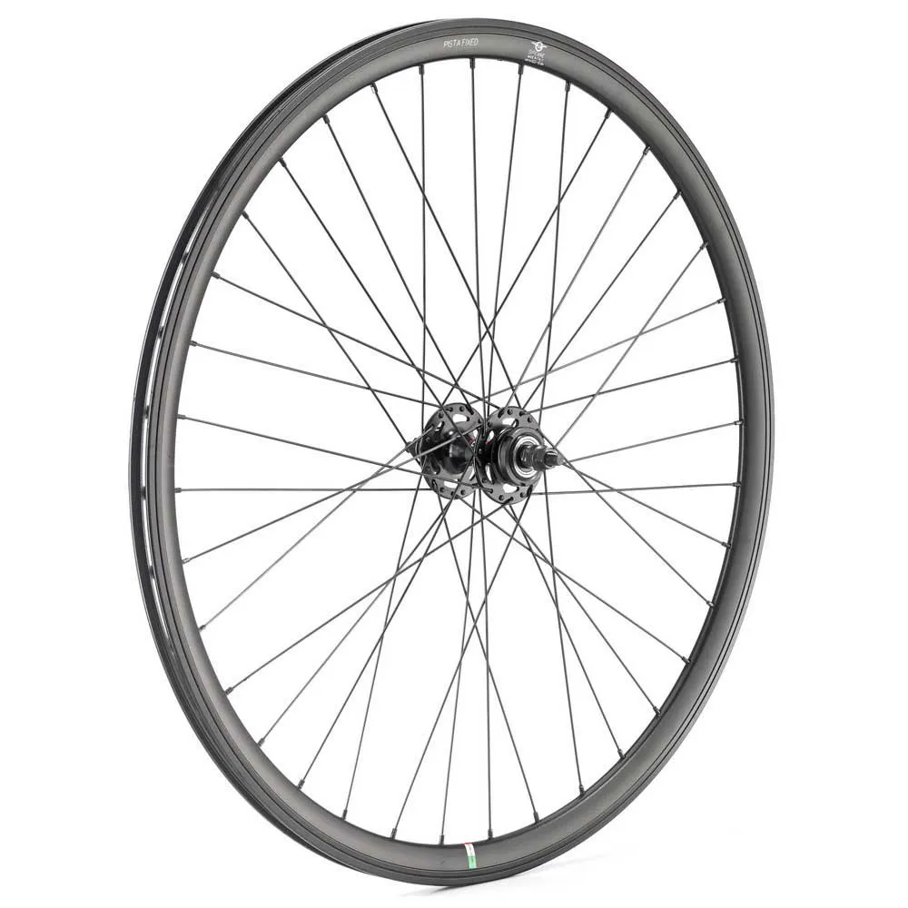 Gipiemme Pista Fixed Hjulsett, Black, 9 x 100 / 9 x 120mm, 1s Gipiemme Pista Fixed Hjulsett, Black, 9 x 100 / 9 x 120mm, 1s