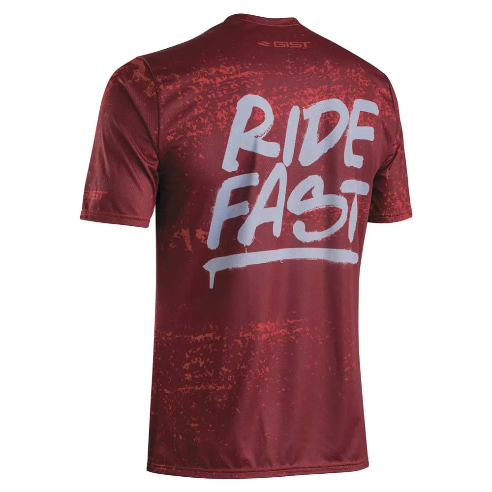 Gist Ride Fast Kortarmet T-skjorte