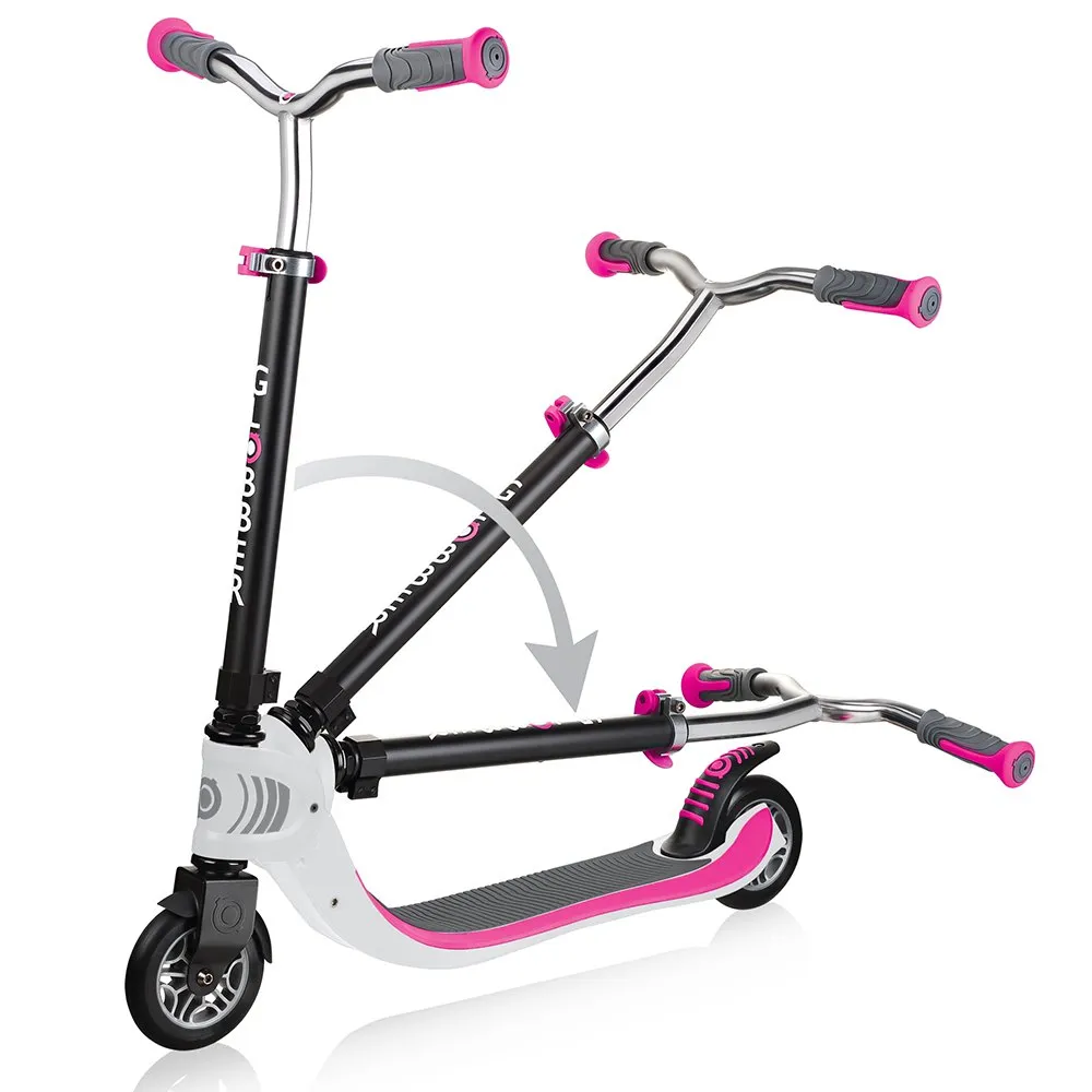 Globber Flow 125 Sparkesykkel, Pink / white, One Size Globber Flow 125 Sparkesykkel, Pink / white, One Size
