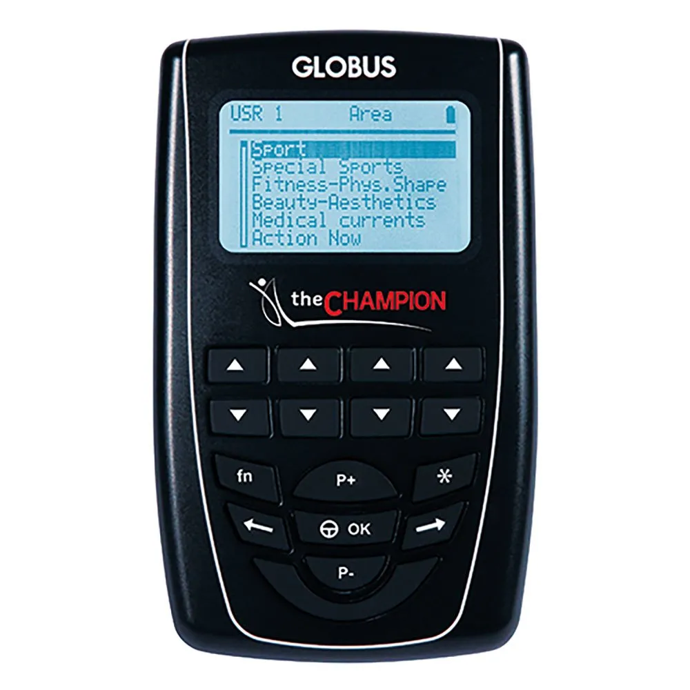 Globus The Champion Elektrostimulator, Black, One Size Globus The Champion Elektrostimulator, Black, One Size