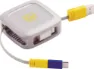 Go Travel 3 In 1 Retractable Connector Cable, White, One Size