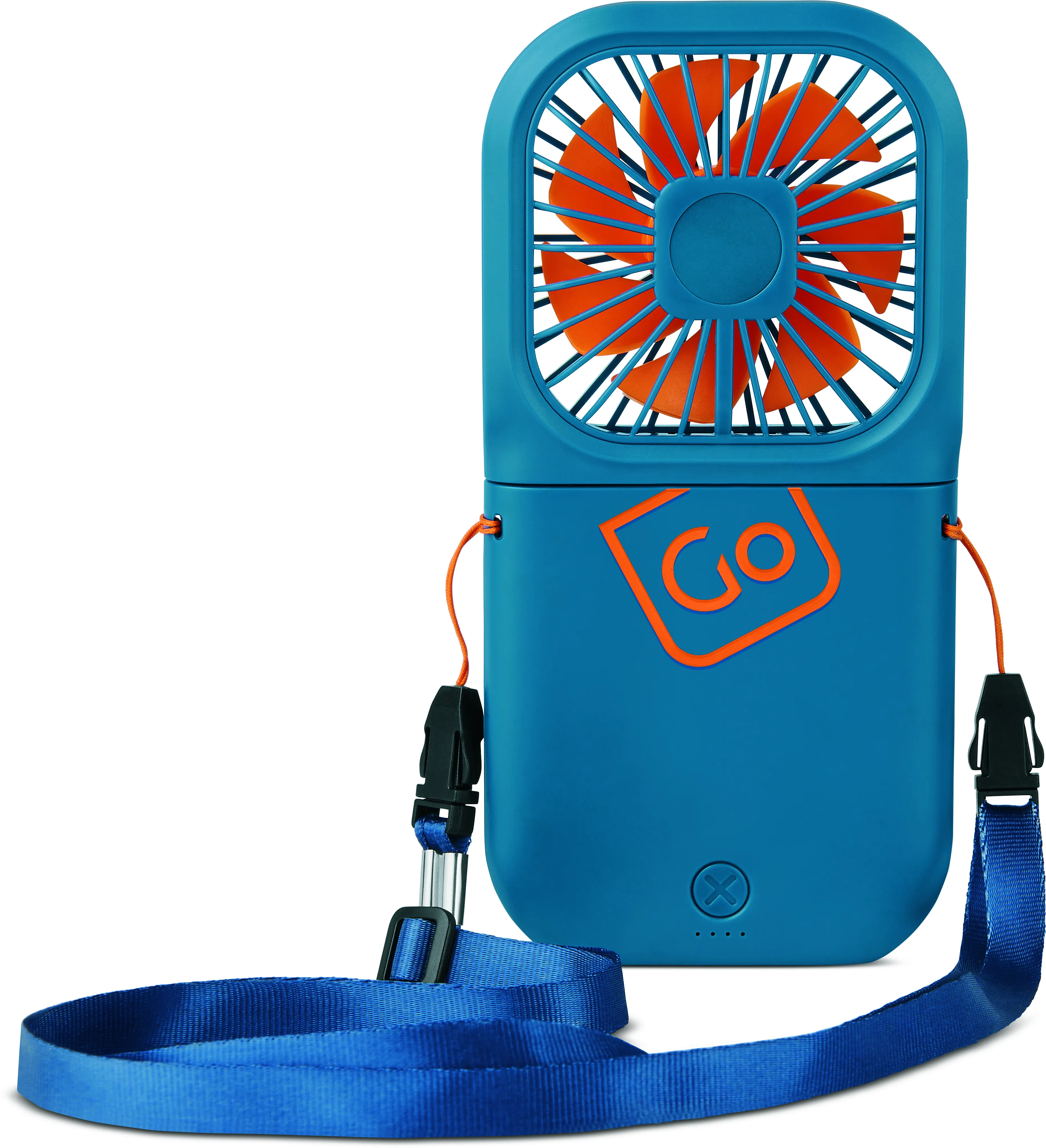 Go Travel Folding Fan, Blue, One Size Go Travel Folding Fan, Blue, One Size