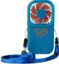 Go Travel Folding Fan, Blue, One Size