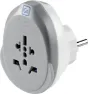 Go Travel World - EU USB-C Adaptor +, Grey, One Size