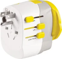 Go Travel Worldwide Adaptor + Twin USB-A Go Travel Worldwide Adaptor + Twin USB-A