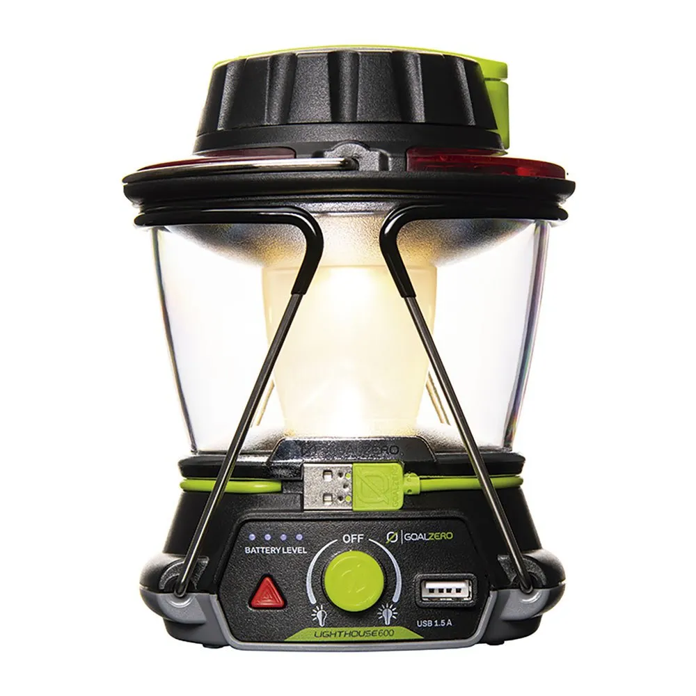 Goal Zero Lighthouse 600 Lantern&usb Lampe, Black, One Size Goal Zero Lighthouse 600 Lantern&usb Lampe, Black, One Size
