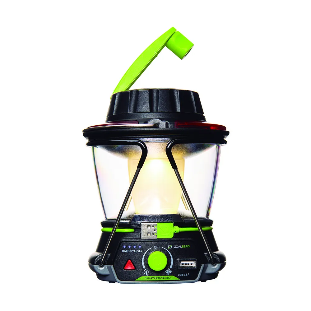 Goal Zero Lighthouse 600 Lantern&usb Lampe, Black, One Size Goal Zero Lighthouse 600 Lantern&usb Lampe, Black, One Size