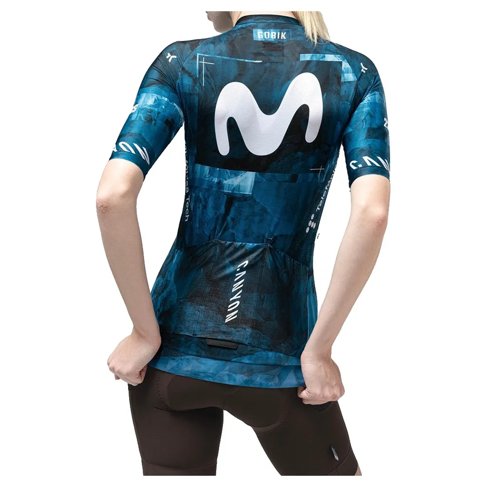 Gobik Cx Pro 4.0 Movistar Team Gravel Squad 2025 Kort Ermet Trøye Gobik Cx Pro 4.0 Movistar Team Gravel Squad 2025 Kort Ermet Trøye