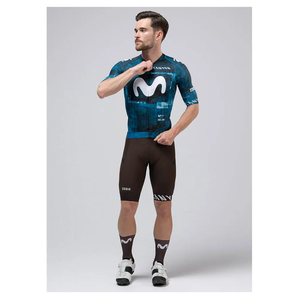 Gobik Cx Pro 4.0 Movistar Team Gravel Squad 2025 Kort Ermet Trøye Gobik Cx Pro 4.0 Movistar Team Gravel Squad 2025 Kort Ermet Trøye