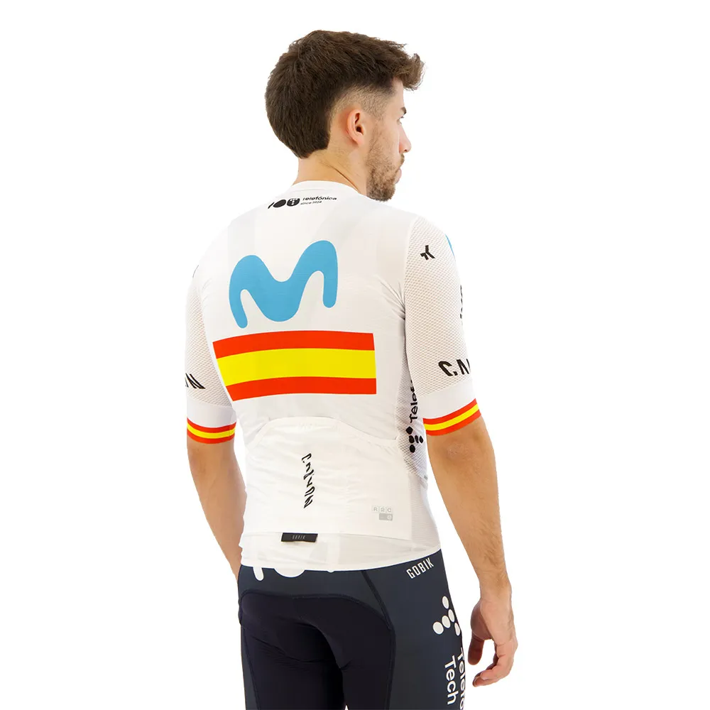 Gobik Cx Pro Movistar Gravel Team La Vuelta 2024 Kort Ermet Trøye