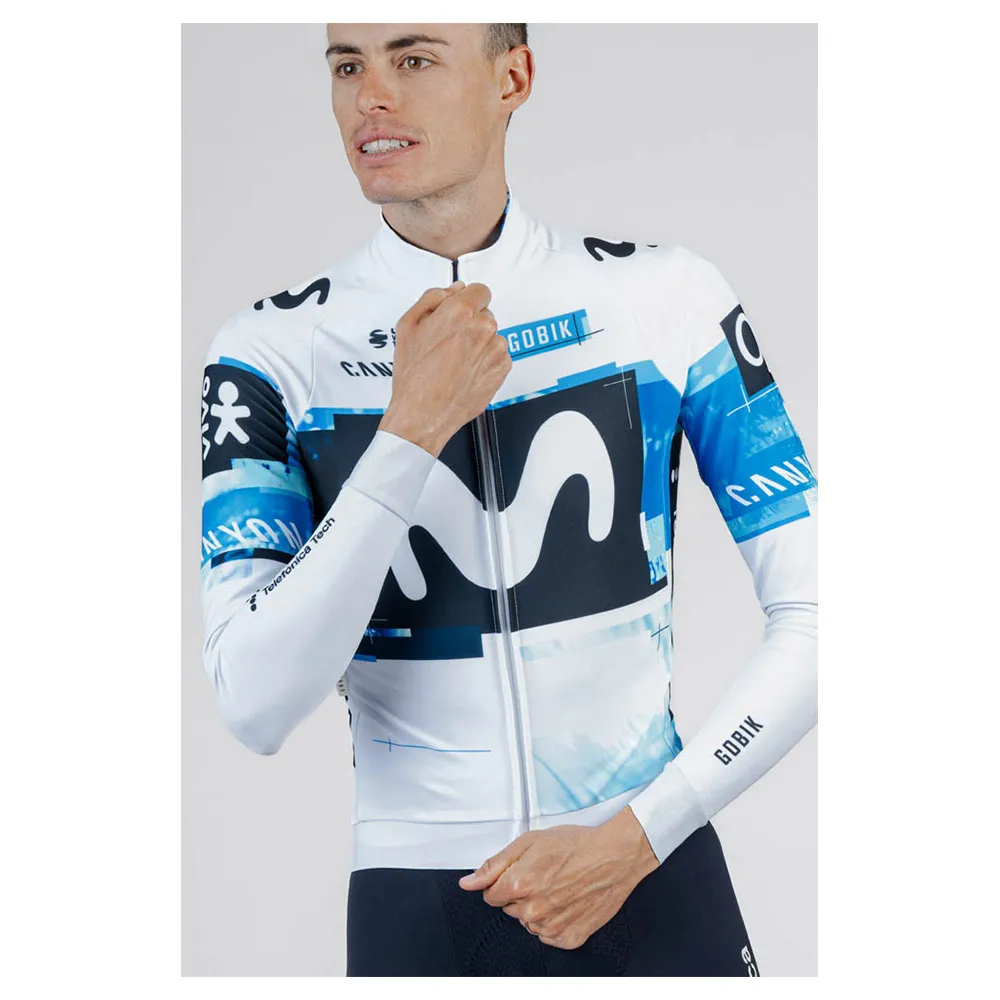 Gobik Hyder Movistar Team 2025 Langermet Trøye Gobik Hyder Movistar Team 2025 Langermet Trøye