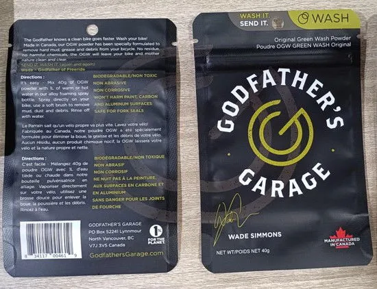 Godfathers's Garage Original Green Wash pulver 40g