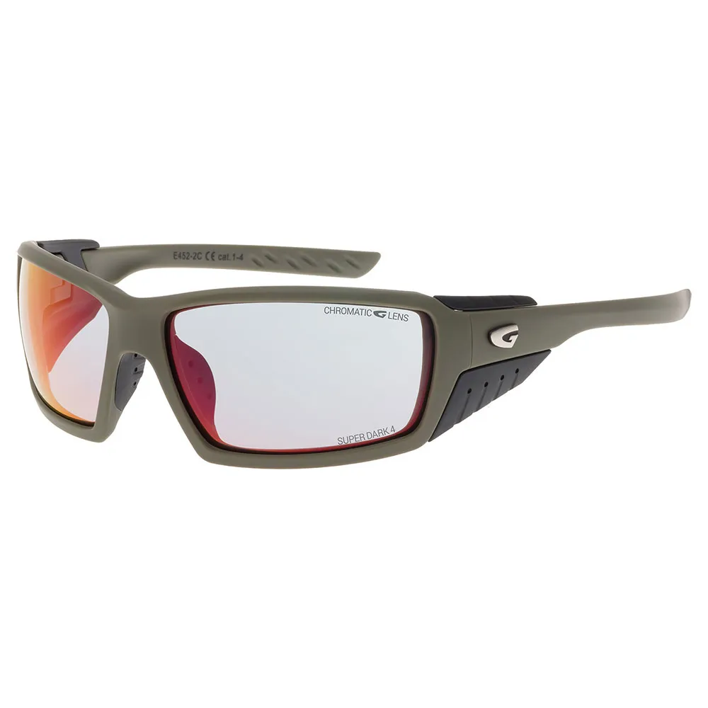 Gog Elbrus C Foto Kromatiske Solbriller, Matt green / black, Reflex Red/CAT1-4 Gog Elbrus C Foto Kromatiske Solbriller, Matt green / black, Reflex Red/CAT1-4