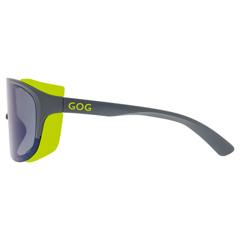 Gog Tatra C Foto Kromatiske Solbriller, Matt grey / neon lemon, Reflex Blue/CAT2-4 Gog Tatra C Foto Kromatiske Solbriller, Matt grey / neon lemon, Reflex Blue/CAT2-4