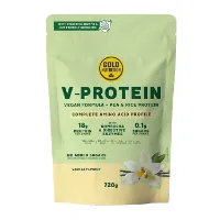 Gold Nutrition V-protein Vegansk Vaniljeprotein 720g Gold Nutrition V-protein Vegansk Vaniljeprotein 720g