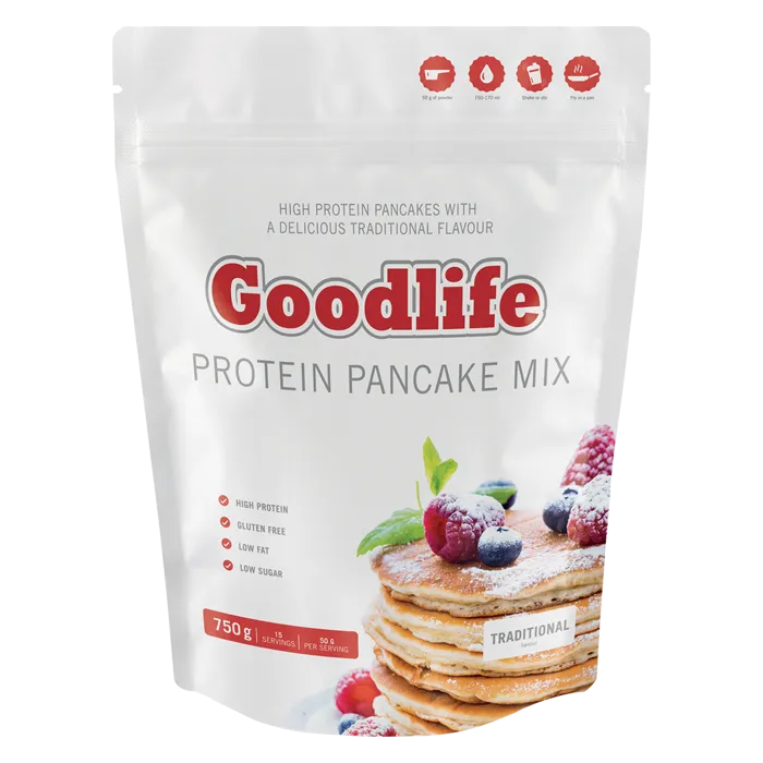 Goodlife teinpannekaker 750 g, 750g