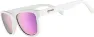 Goodr Sunglasses Sunglasses Side Scroll Eye Roll, White, One Size