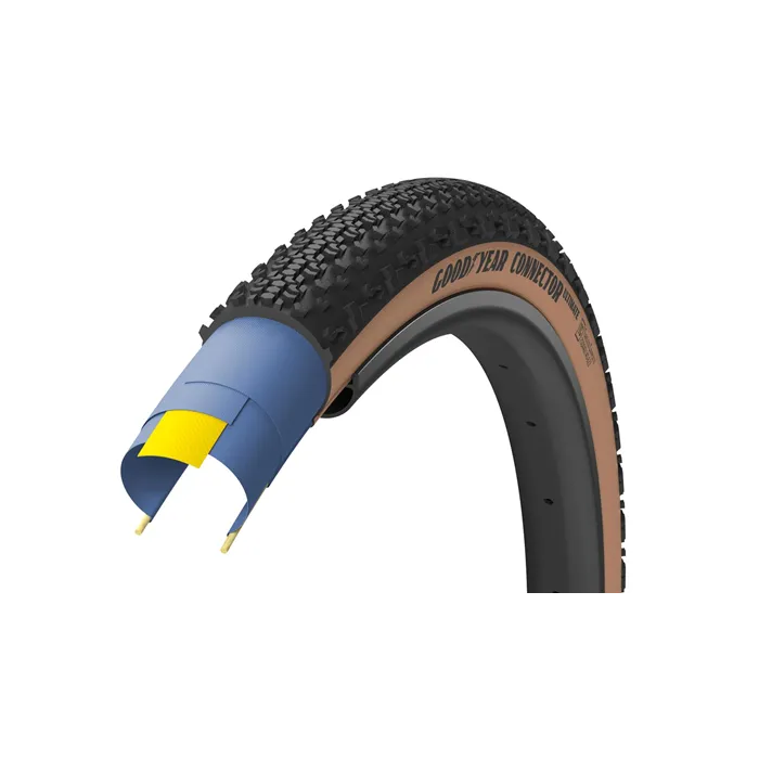 Goodyear Connector 650 x 50c TLR 120 TPI Tan Skinwall, Sykkeldekk Goodyear Connector 650 x 50c TLR 120 TPI Tan Skinwall, Sykkeldekk