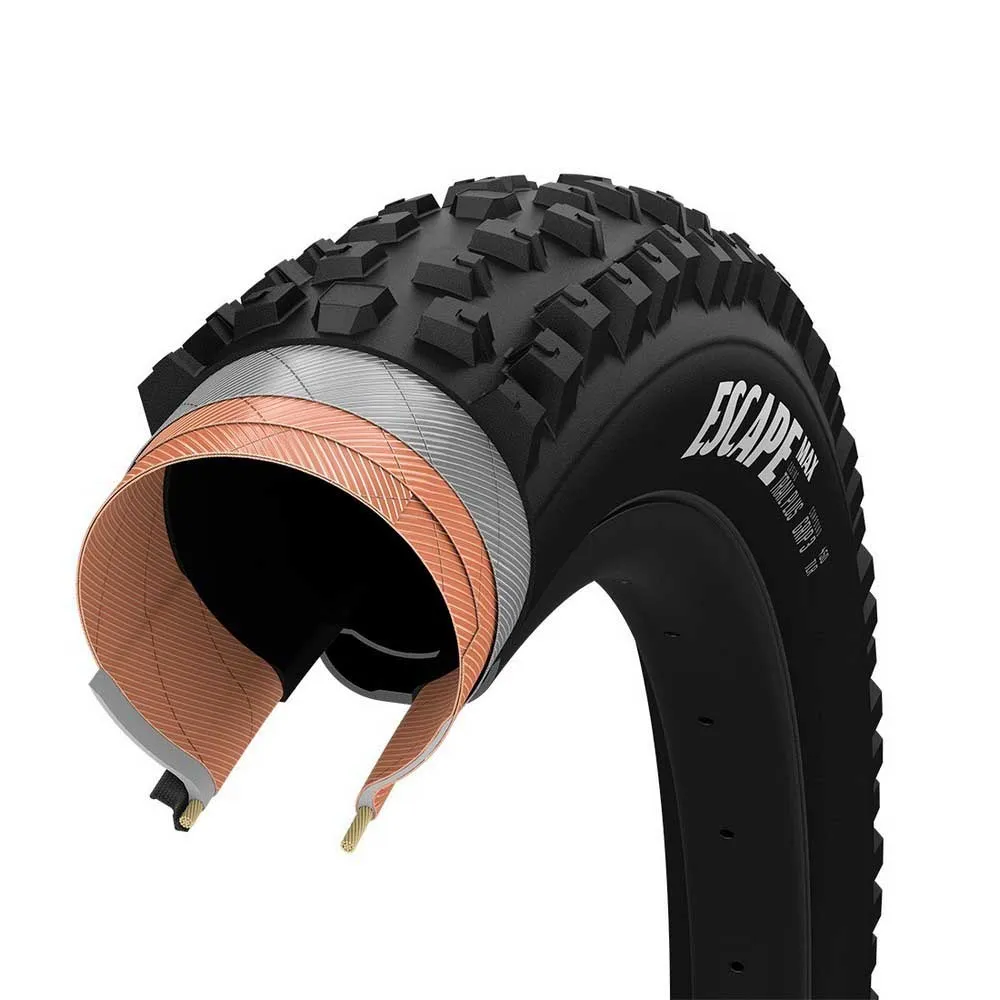 Goodyear Escape Max Trail Plus Grip2 Tubeless 29´´ X 2.40 Mtb-dekk, Black, 29" x 2.40, Sykkeldekk