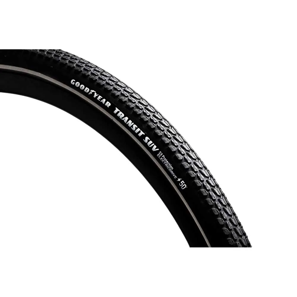 Goodyear Transit Suv S3 Protection Reflex 28´´ X 1.75 Urban Stive Sykkeldekk, Black, 28" x 1.75