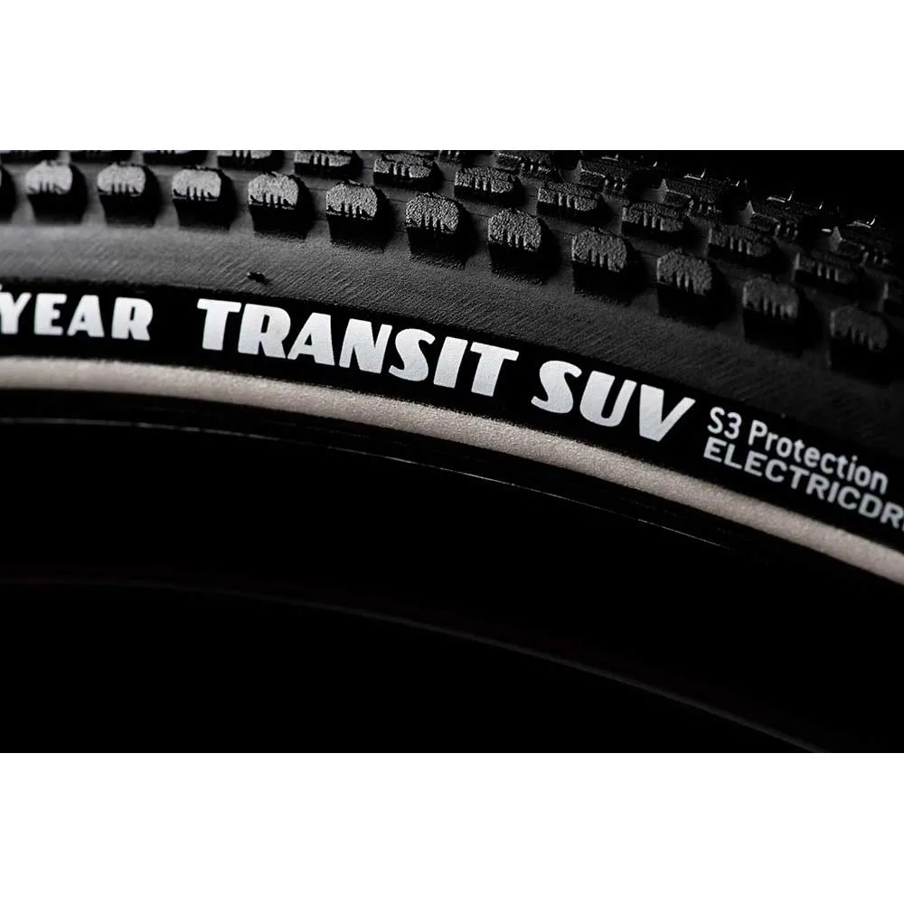 Goodyear Transit Suv S3 Protection Reflex 28´´ X 1.75 Urban Stive Sykkeldekk, Black, 28" x 1.75