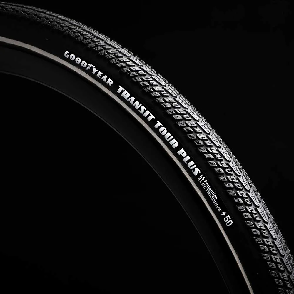 Goodyear Transit Tour Plus S5 Protection Reflex 28´´ X 2.00 Urban Stive Sykkeldekk, Black, 28" x 2.00 Goodyear Transit Tour Plus S5 Protection Reflex 28´´ X 2.00 Urban Stive Sykkeldekk, Black, 28" x 2.00