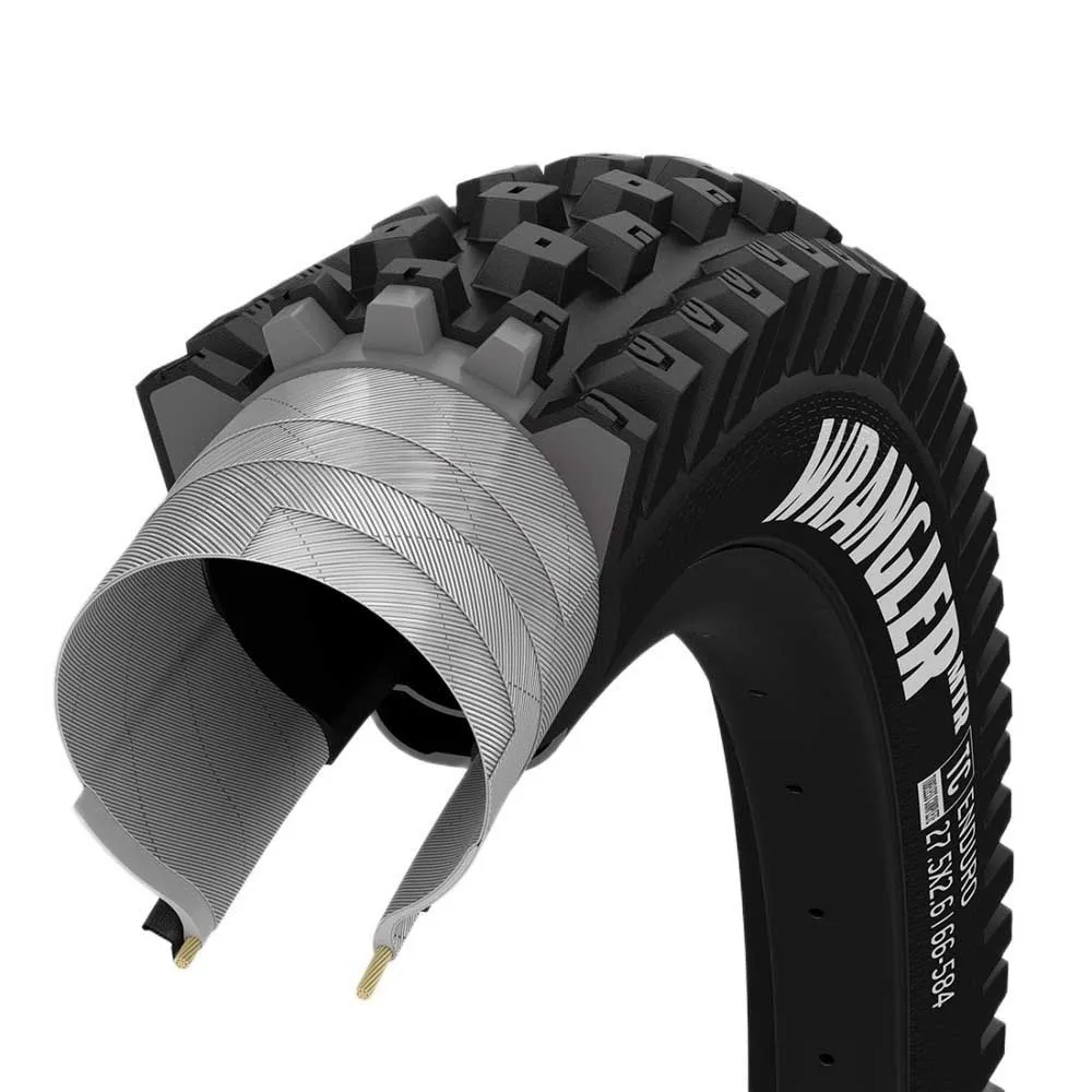 Goodyear Wrangler Mtr Enduro Tubeless 29´´ X 2.40 Mtb-dekk, Black, 29" x 2.40, Sykkeldekk
