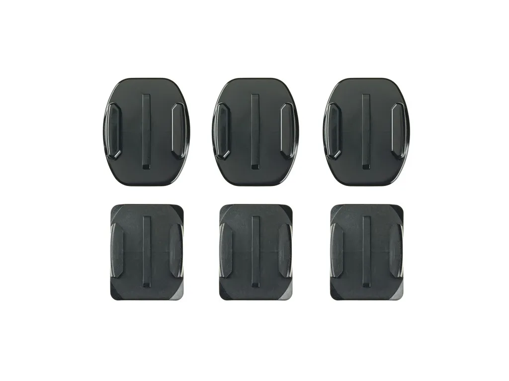 GoPro kurvet og flat adhesive mount 6 stk.