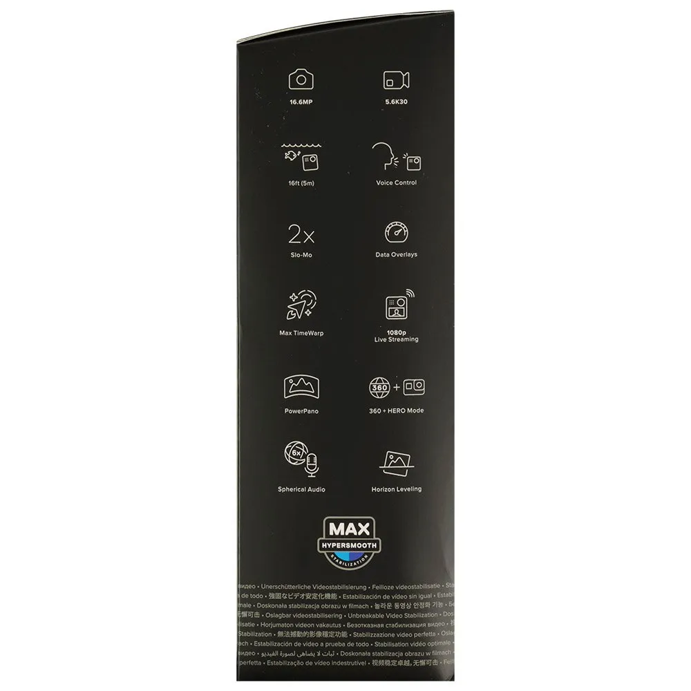 GoPro Max Actionkamera, Black, One Size GoPro Max Actionkamera, Black, One Size