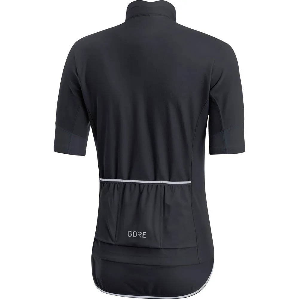 GOREWEAR C5 Windstopper Kort Ermet Trøye, Black