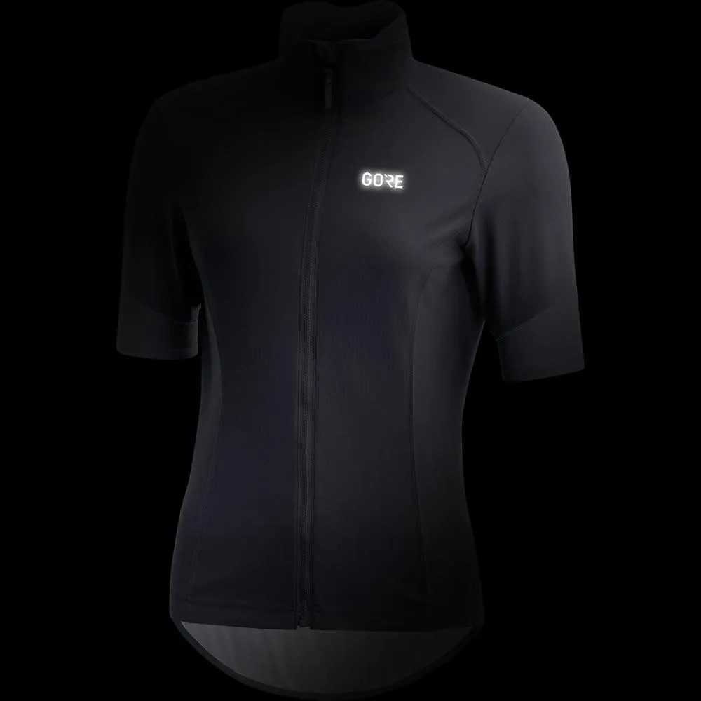 GOREWEAR C5 Windstopper Kort Ermet Trøye, Black